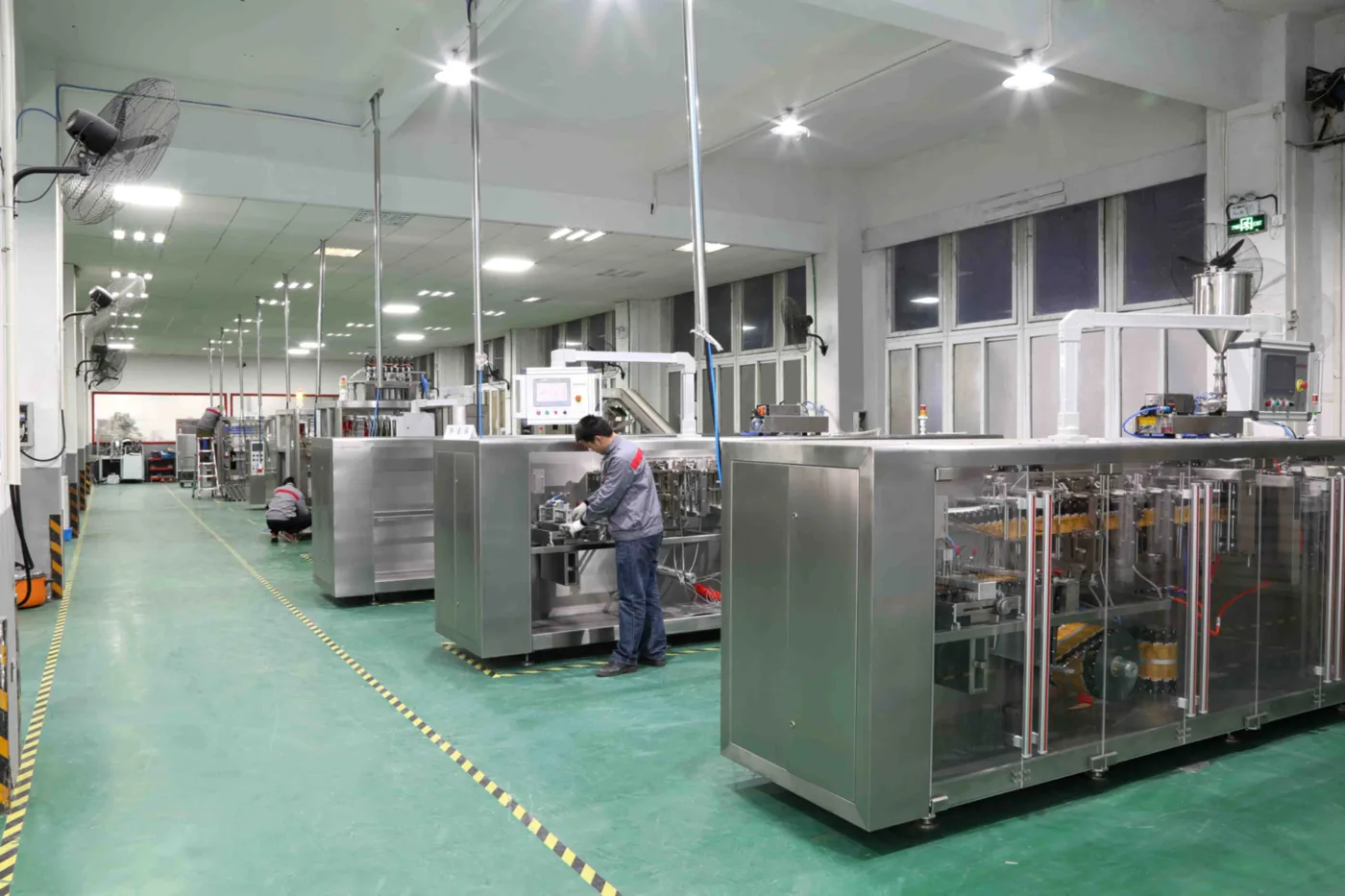 Boevan flexible packaging machinery manufacturing floor in Shanghai