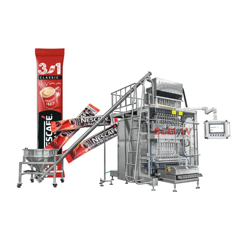 High Capacity 3+1 Coffee Stick Packing Machine