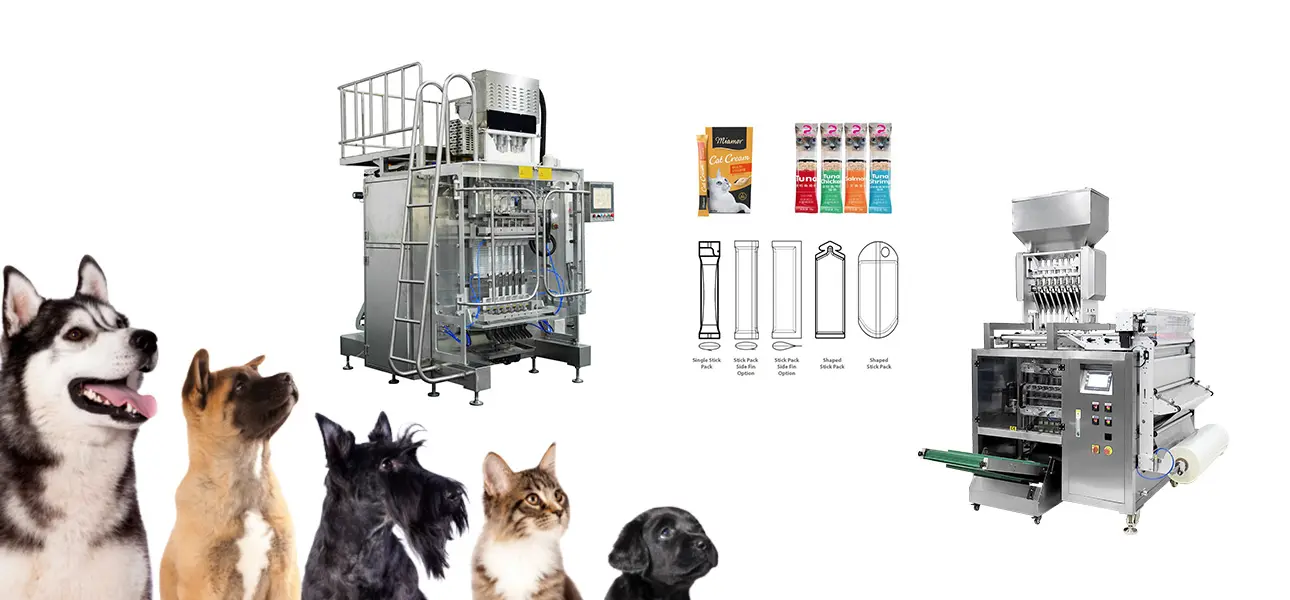 Multilane Cat Stick Bag Packing Machine