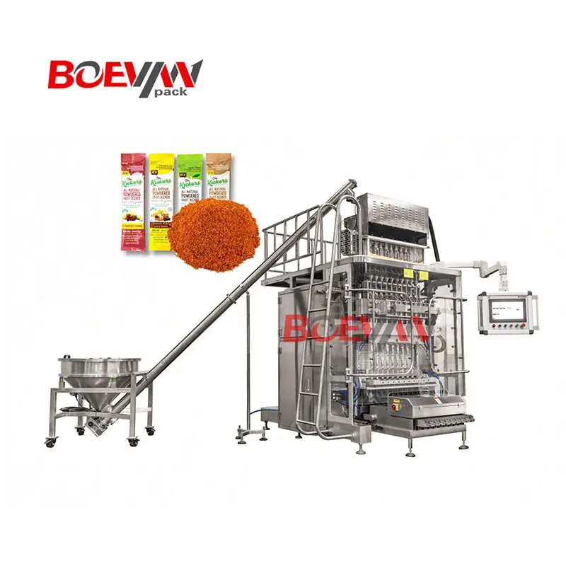 Boevan BVS10-880 10 lanes Stick Sachet Packing Machine Solution | Vertical Form Fill Seal